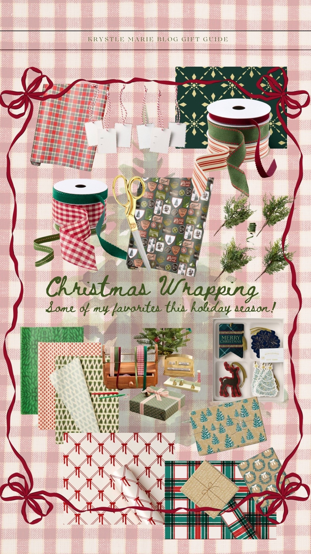 Christmas wrapping favorites! 

#LTKGiftGuide #LTKHoliday #LTKSeasonal
