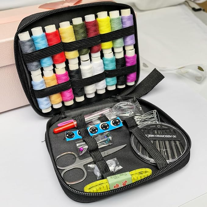 86pcs Sewing Kit with Case,Marcoon Needle and Thread Kit with Sewing Supplies and Accessories for... | Amazon (US)