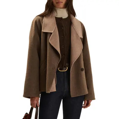 Favorite Daughter The Cameron Coat in Stone at Nordstrom, Size X-Large | Nordstrom