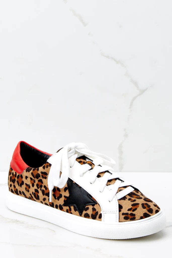 Getting Better Leopard Print Sneakers | Red Dress 