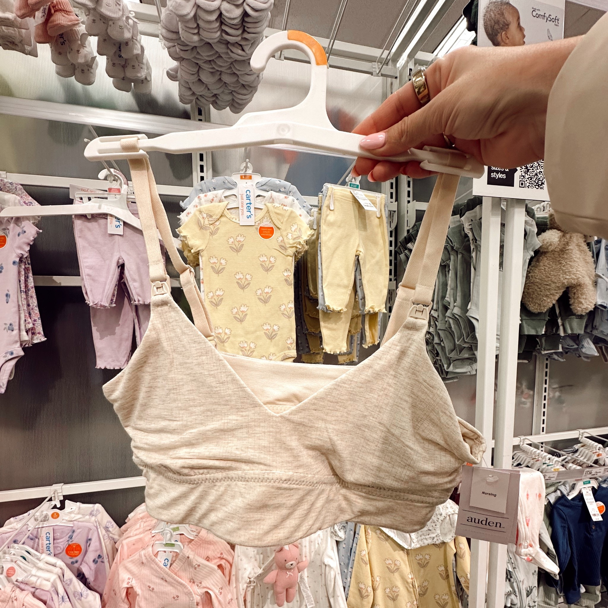 My favorite nursing bra ever is on sale! 20% off of $15… Coupon is in the target circle app 🎯￼

#LTKBaby #LTKBump #LTKSaleAlert