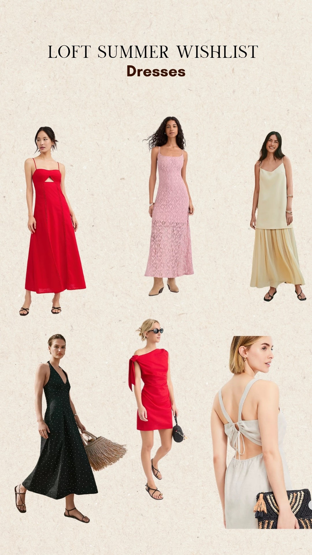 Loft summer wishlist: dresses!