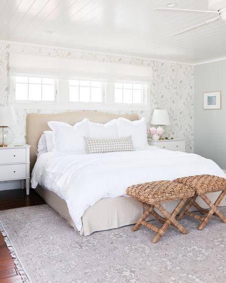 The coziest, most calming bedroom. We love the linen bed paired with the blue dresser — perfect for this home on the ocean. 

Shop the look and follow @pennyandpearldesign for more home style and interior design ✨



#LTKSale #LTKhome #LTKstyletip