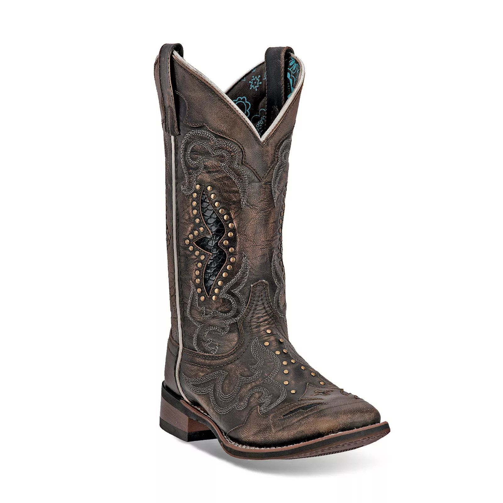 Laredo Lucretia Women's Snakeskin Print Cowboy Boots | Kohl's