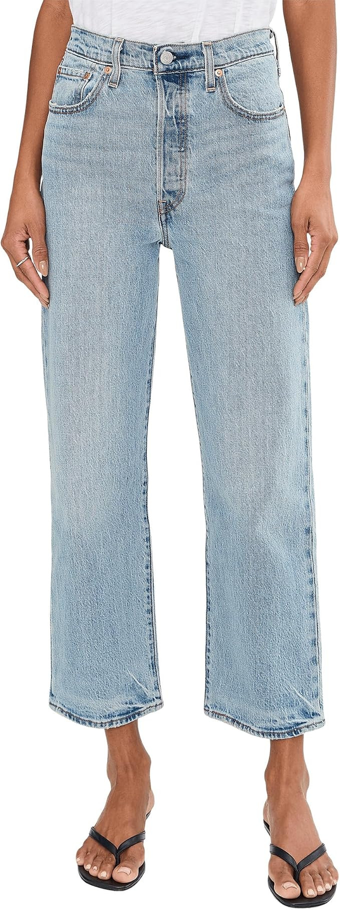 Levi's Womens Premium Ribcage Straight Ankle Jeans | Amazon (US)
