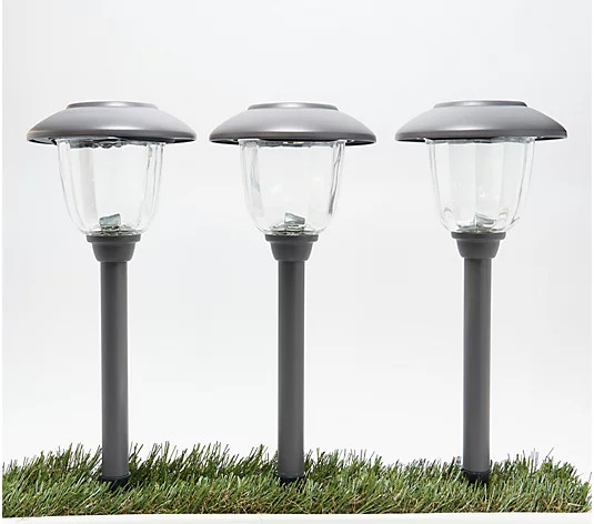 Energizer 8-Piece Color on Demand Solar Landscape Light Set - QVC.com | QVC