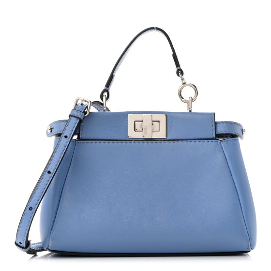 Shiny Nappa Micro Peekaboo Iconic Satchel Nebula | FASHIONPHILE (US)