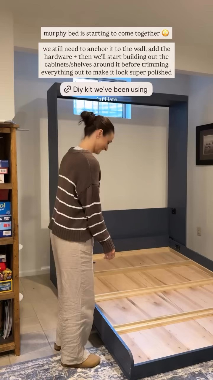 The Murphy bed is complete and cannot recommend this kit enough!