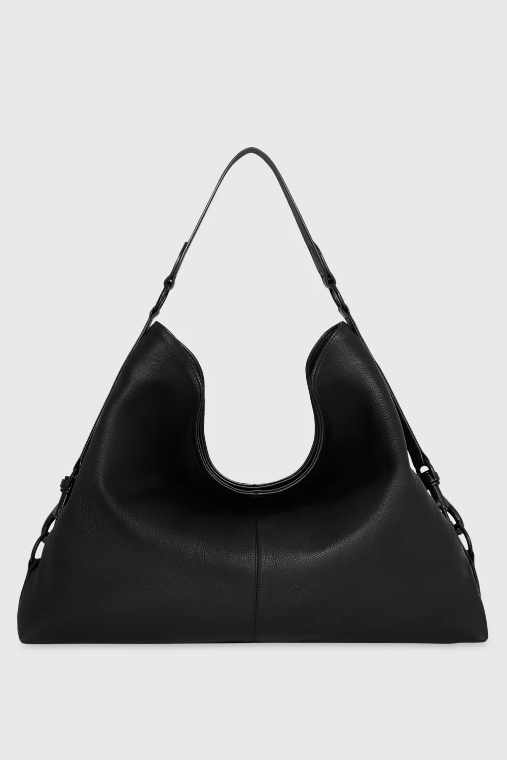 Rebecca Minkoff Large Buckle Hobo Bag In Black | Rebecca Minkoff