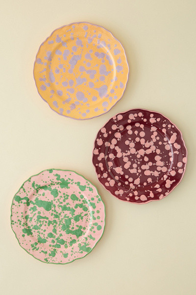 Splatter Paint 10-inch Ceramic Dinner Plate | Urban Outfitters (US and RoW)