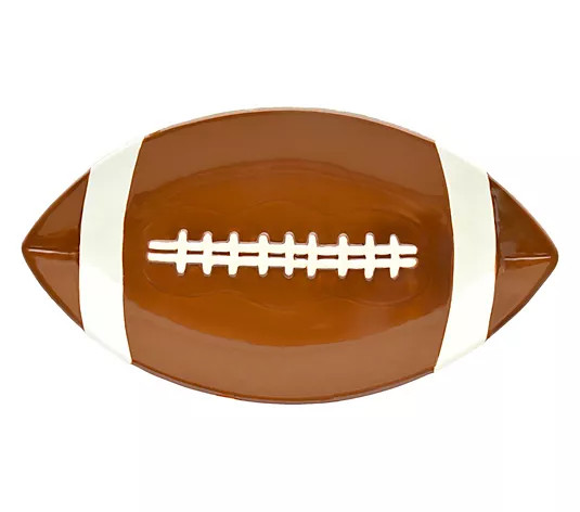Godinger League Football Platter | QVC