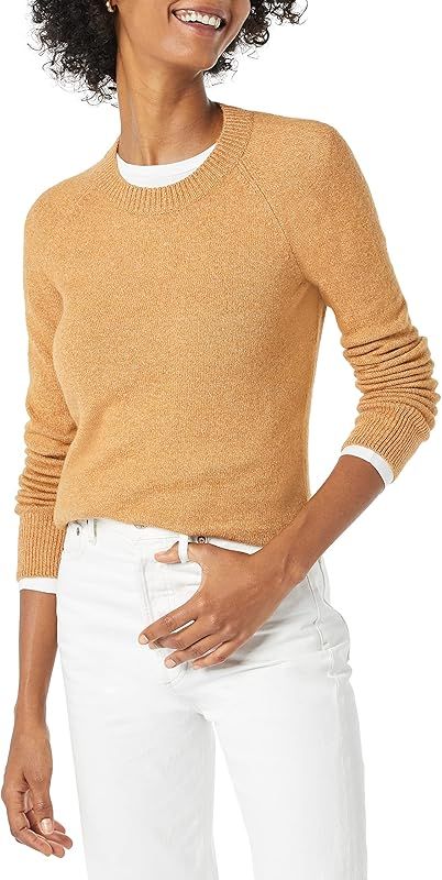 Amazon Essentials Women's Classic-Fit Soft Touch Long-Sleeve Crewneck Sweater (Available in Plus ... | Amazon (US)