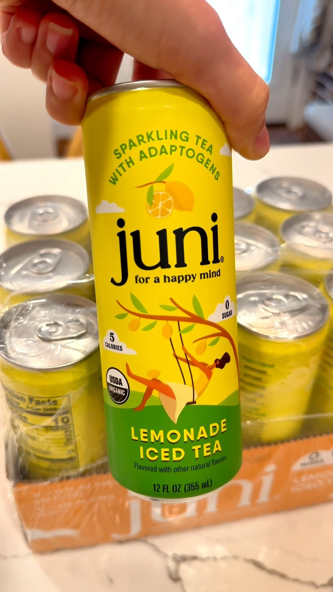 My new favorite pick me up (or maybe calm me down?) drink! It tastes just like an Arnold Palmer and I love that it has a small amount of caffeine to help me power through the day with my little ones while also keeping my mood positive! @drinkjuni

#LTKKids #LTKFamily