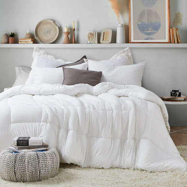 Summertime - Coma Inducer® Oversized Comforter - Cloud Dancer - White | Coma Inducer