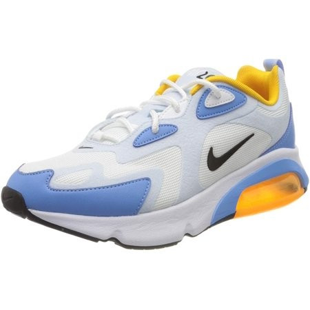 Women s Nike Air Max 200 White/Black-Half Blue (AT6175 101) - 10.5 | Walmart (US)