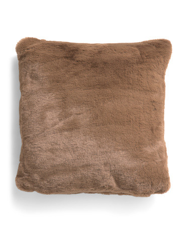 20x20 Big Rabbit Faux Fur Pillow | TJ Maxx