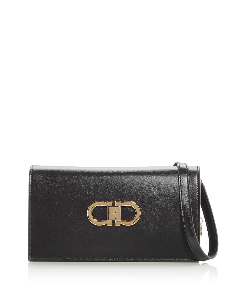 Ferragamo Double Gancio Leather Shoulder Bag | Bloomingdale's (US)