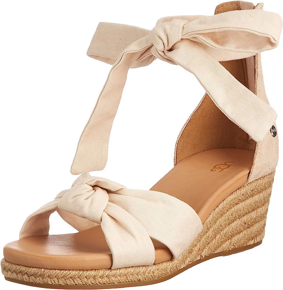 UGG Women’s Yarrow Sandal in Natural Canvas  | Amazon (US)