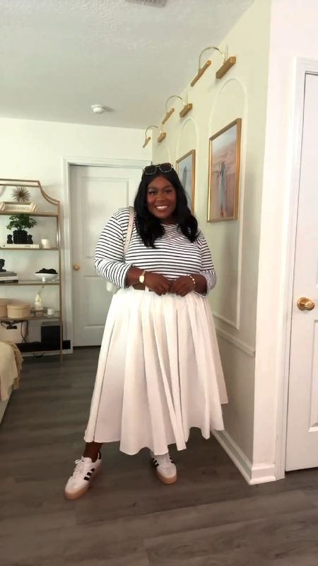 OOTD is giving Nautical vibes! Get the look below! 

Top XXL 
Skirt - linked something similar 

Plus Size Fashion, Pleated Skirt Outfit, Nautical inspired Outfit

#LTKfindsunder50 #LTKplussize #LTKsalealert