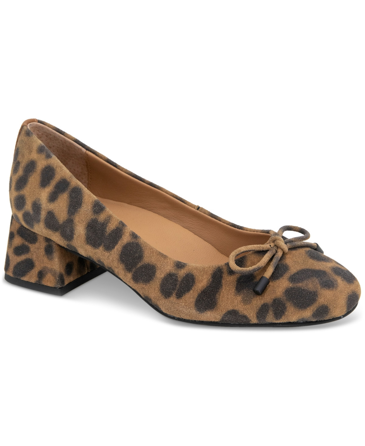 Gentle Souls Women's Lancine Pumps - Leopard Suede | Macy's