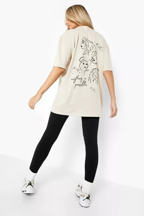 Disney Princesses Oversized T-shirt | Boohoo.com (US & CA)