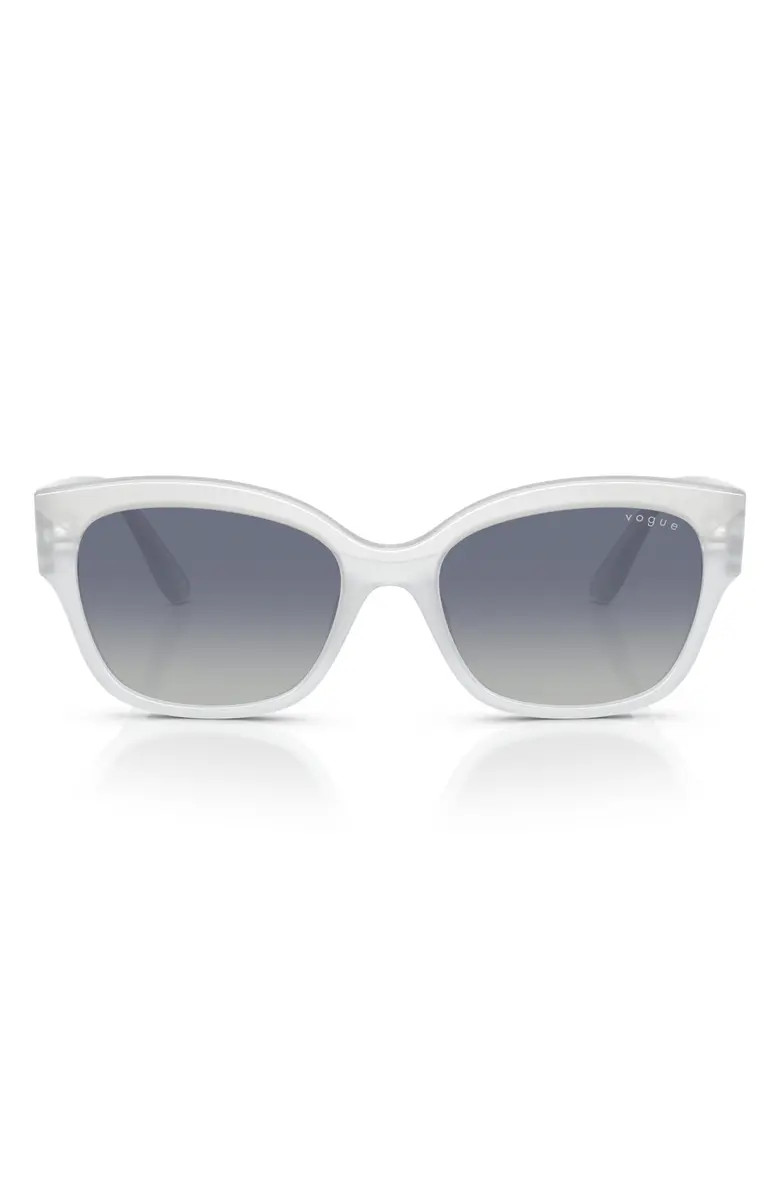 55mm Polarized Gradient Butterfly Sunglasses | Nordstrom