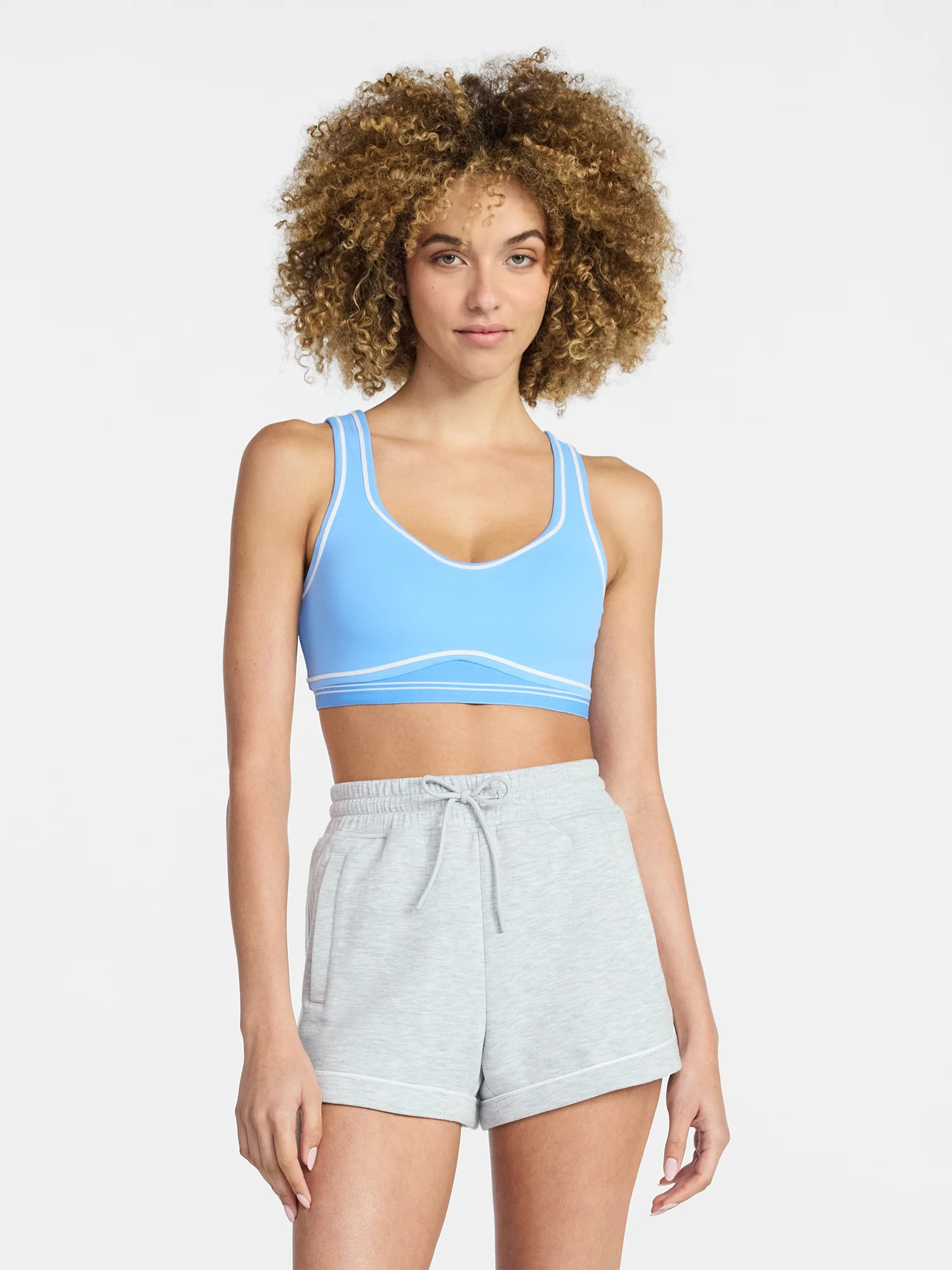 Avia Women's Contour Stitch Sports Bra, Sizes XS-XXXL | Walmart (US)
