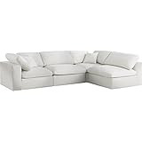 Meridian Furniture Serene Collection Modern | Contemporary Deluxe Comfort Modular Sectional, Soft... | Amazon (US)