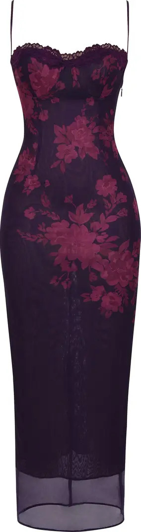 HOUSE OF CB Aiza Floral Underwire Cocktail Dress | Nordstrom | Nordstrom