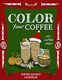 Coffee Advent Calendar: Advent Countdown Coloring Book for Adults, Coffee Christmas Coloring Book, C | Amazon (US)