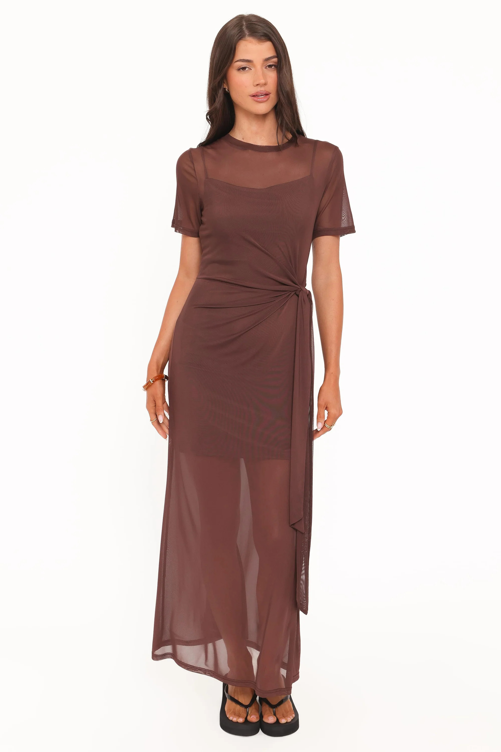 Marcello Maxi Dress - Dark Brown | Petal & Pup (US)