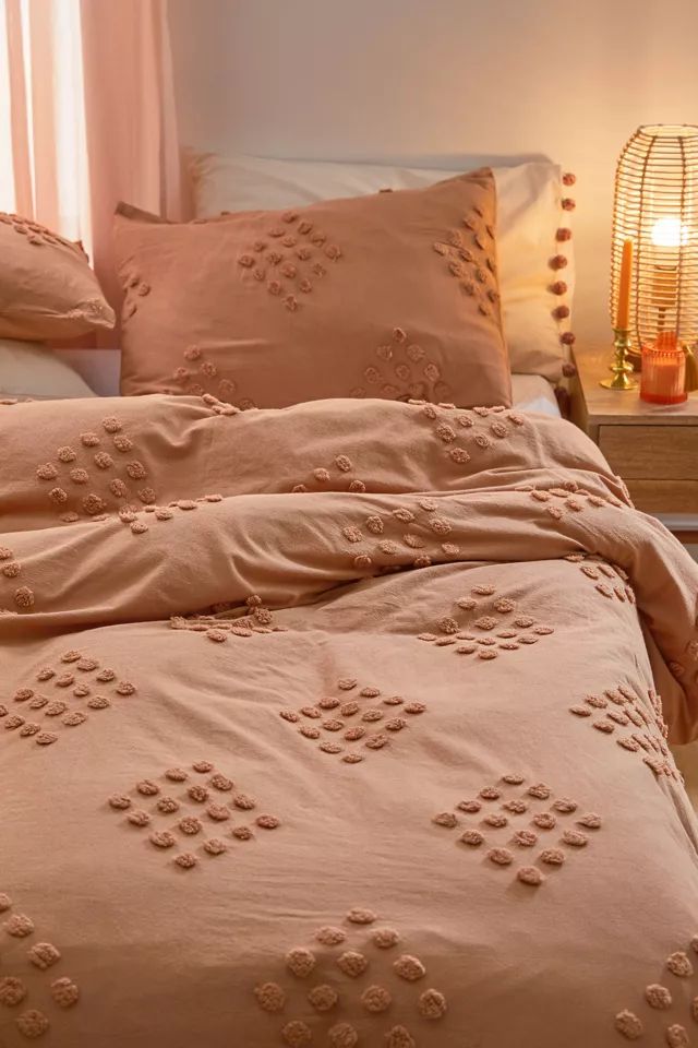 Tufted Geo Duvet Cover | Urban Outfitters (US and RoW)
