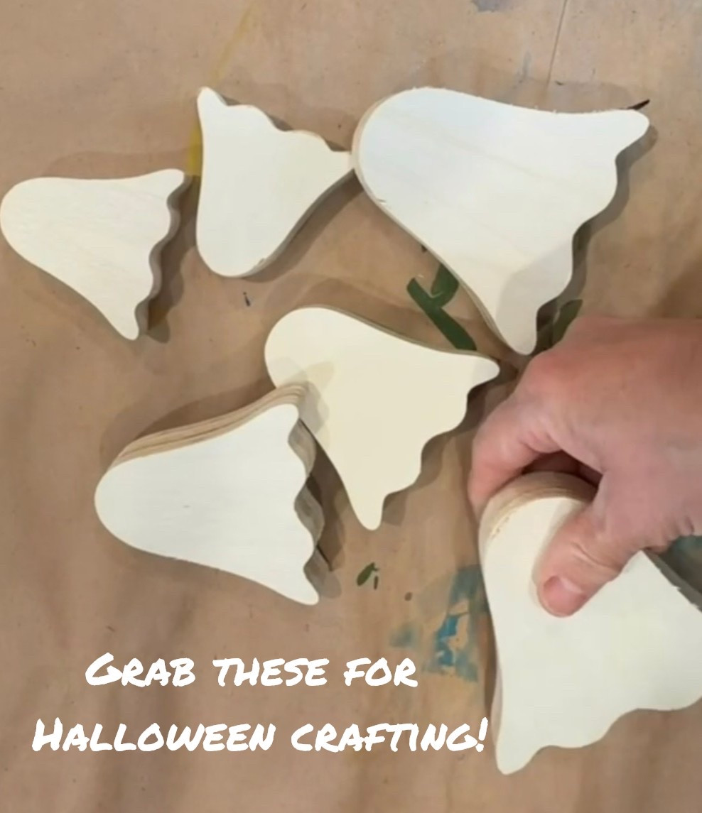 Make sure to grab these super cute wood ghosts from Michaels for your Halloween crafting. They have so much potential! ￼

#LTKSeasonal #LTKHome #LTKSaleAlert