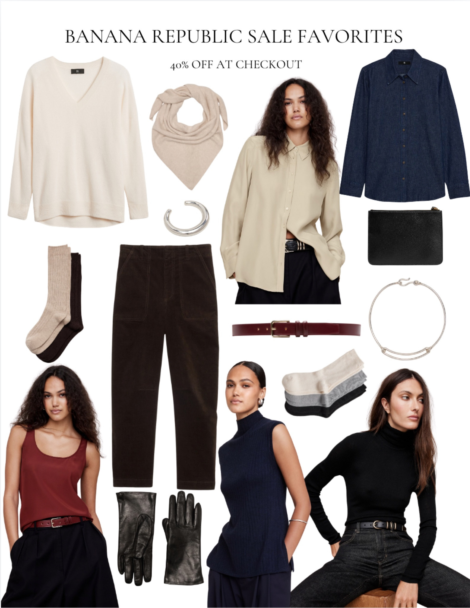 My favorites from the Banana Republic 40% off sale!! 

#LTKFallSale #LTKStyleTip #LTKSaleAlert