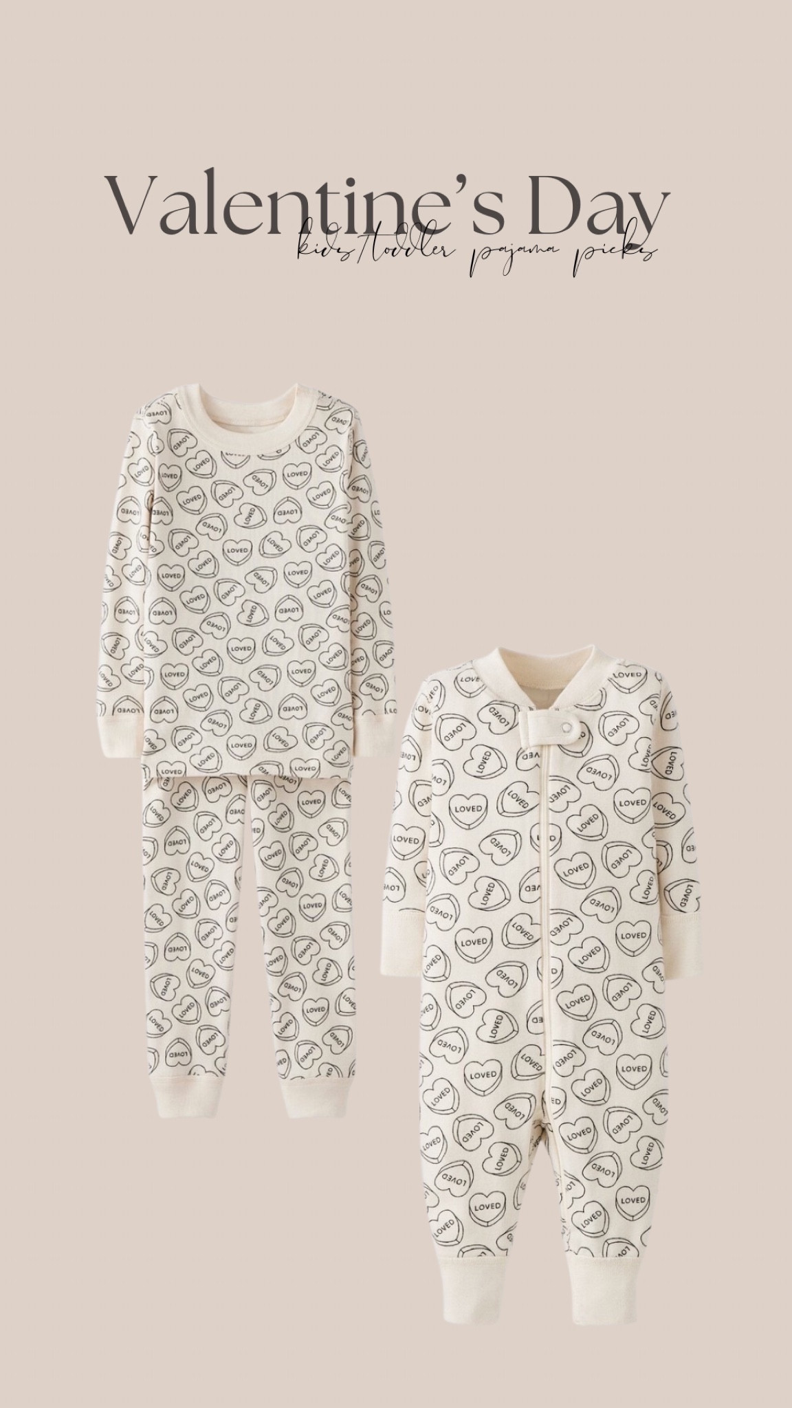 My Valentine’s Day kids/toddler pajamas picks! 🤍❤️

Valentine’s Day 
Valentine’s Day Pajamas 
Toddler pajamas 
Baby girls pajamas 
Neutral pajamas 
Neutral Valentine’s Day pajamas 
Valentines pajamas
Toddler Valentine’s Day 
Baby boy valentines pajamas 
Baby girl valentines pajamas 
Valentines gifts 
Toddler Valentines basket 
Valentines basket for kids 

#LTKkids #LTKSeasonal #LTKbaby