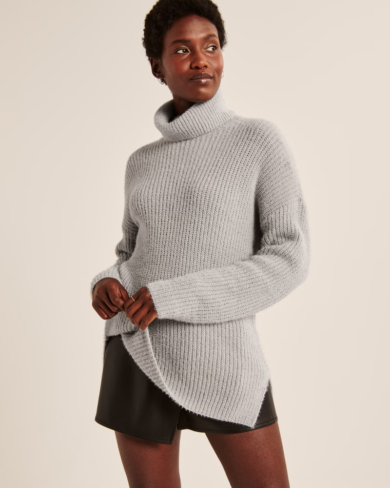 Eyelash Legging-Friendly Turtleneck Sweater | Abercrombie & Fitch (US)
