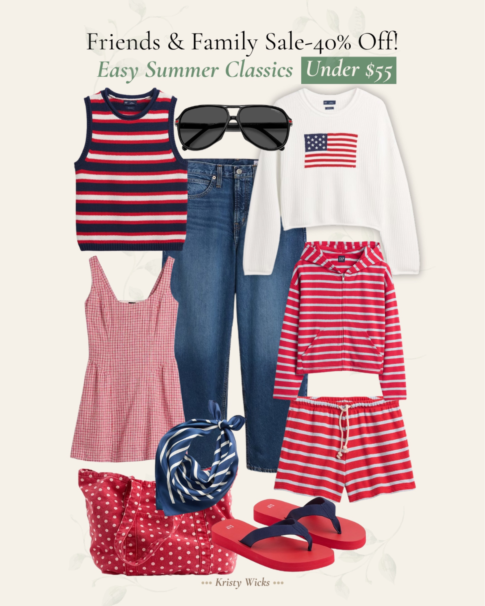 Friends and Family sale at Gap! 
40% Off your favorites!

#LTKSaleAlert #LTKSeasonal #LTKTravel