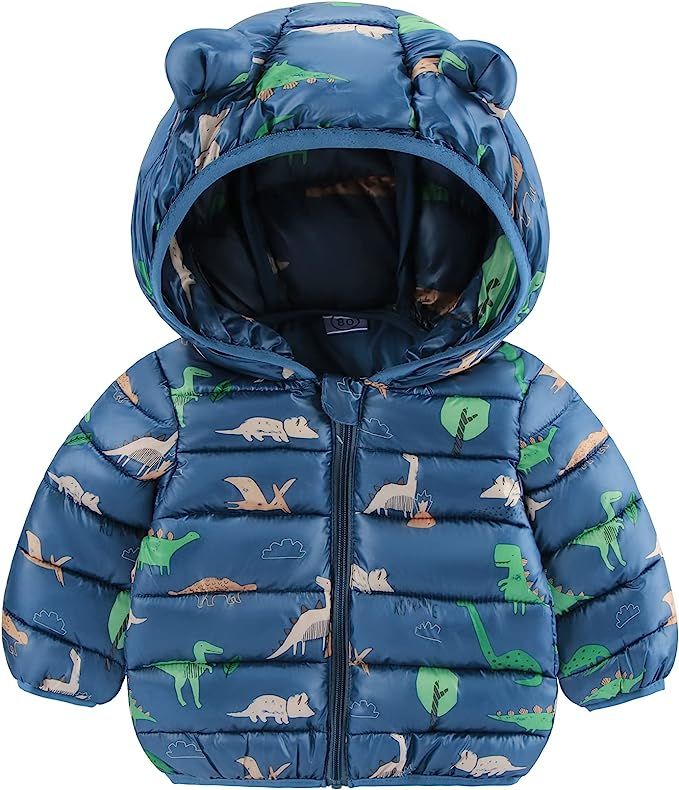 Newborn baby boy girl jacket winter clothes sweater outfit toddler puffer coat | Amazon (US)