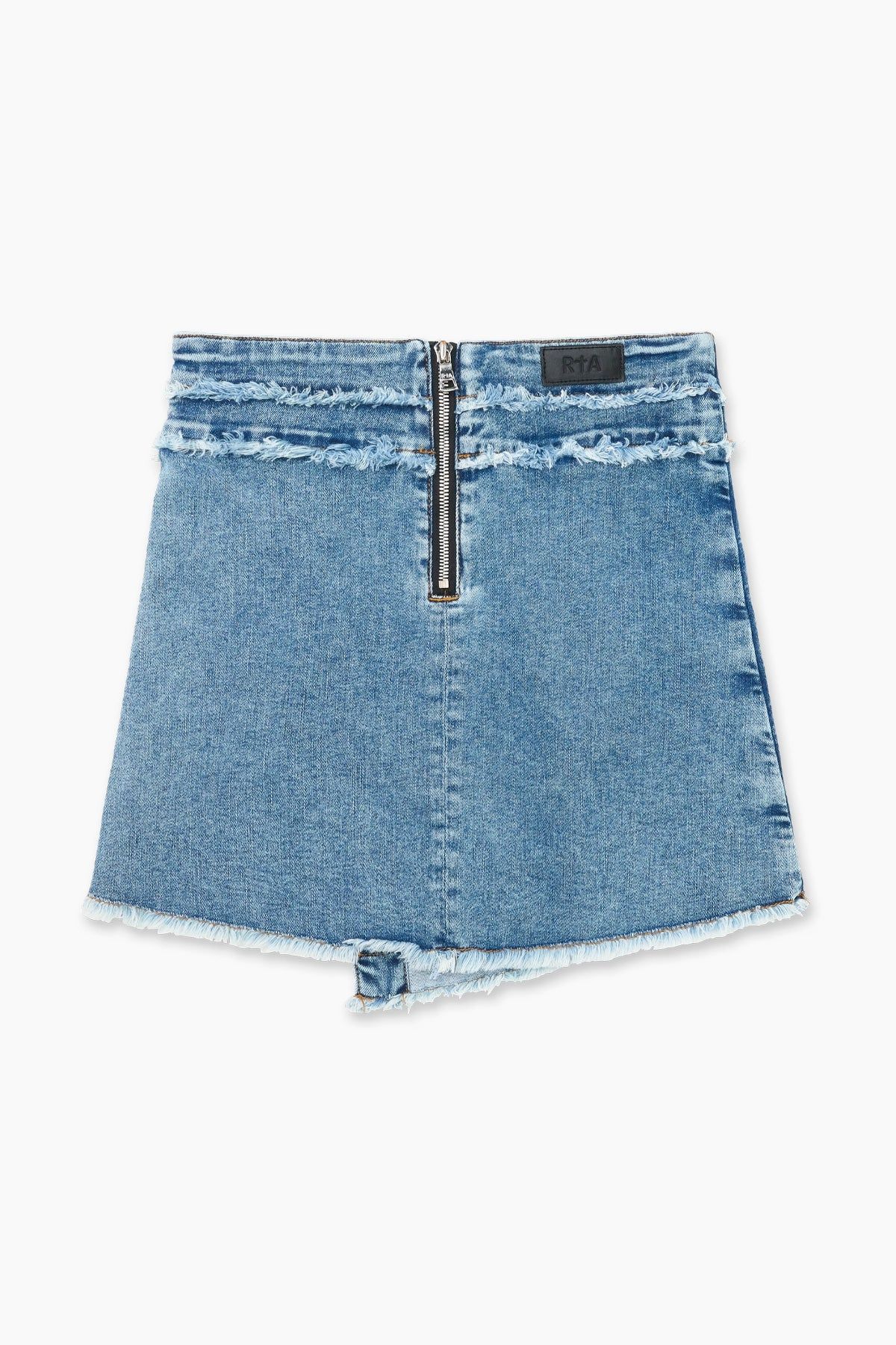 DALILAH DENIM SKIRT | LIGHT BLUE WASH | RTA