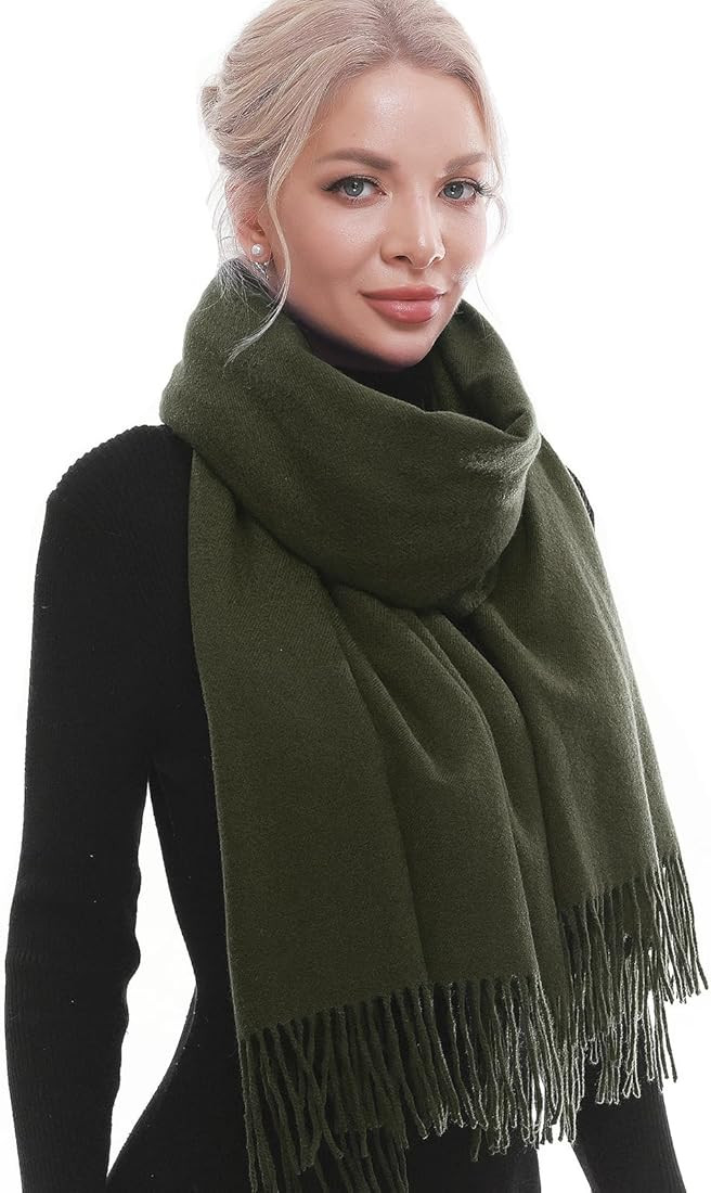SWANT PANY Scarf for Woman Winter Warm Scarves Pashmina Shawls and Wraps Oversized Scarf | Amazon (US)