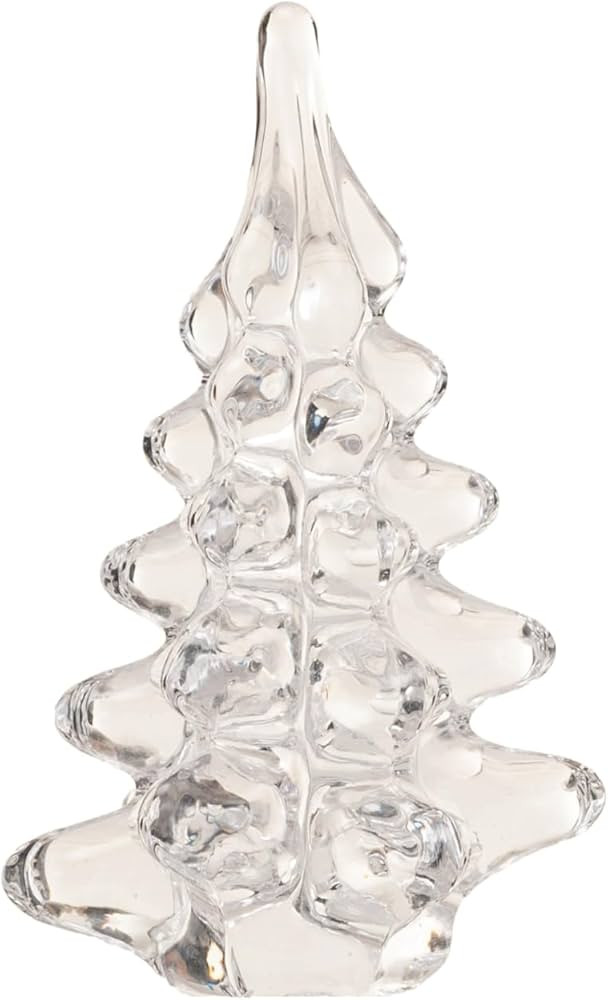 Creative Co-Op Decorative Glass Christmas Tree, Clear | Amazon (US)