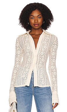 L'Academie Maxime Shirt in Pearl Grey from Revolve.com | Revolve Clothing (Global)