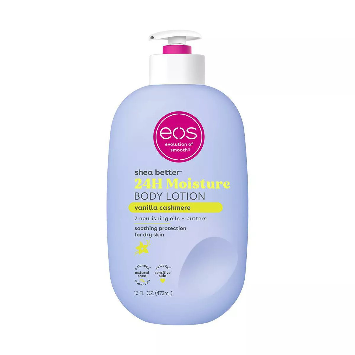 eos Shea Better Moisture Body Lotion - Vanilla Cashmere - 16 fl oz | Target