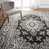 Home Dynamix Premium Sakarya Traditional Medallion Border Area Rug, Brown, 5'3"x7'5" Rectangle | Amazon (US)