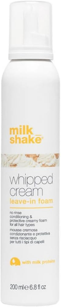 milk_shake Leave-In Whipped Cream - Conditioning No Rinse Hair Moisturizer Foam | For All Hair Ty... | Amazon (US)