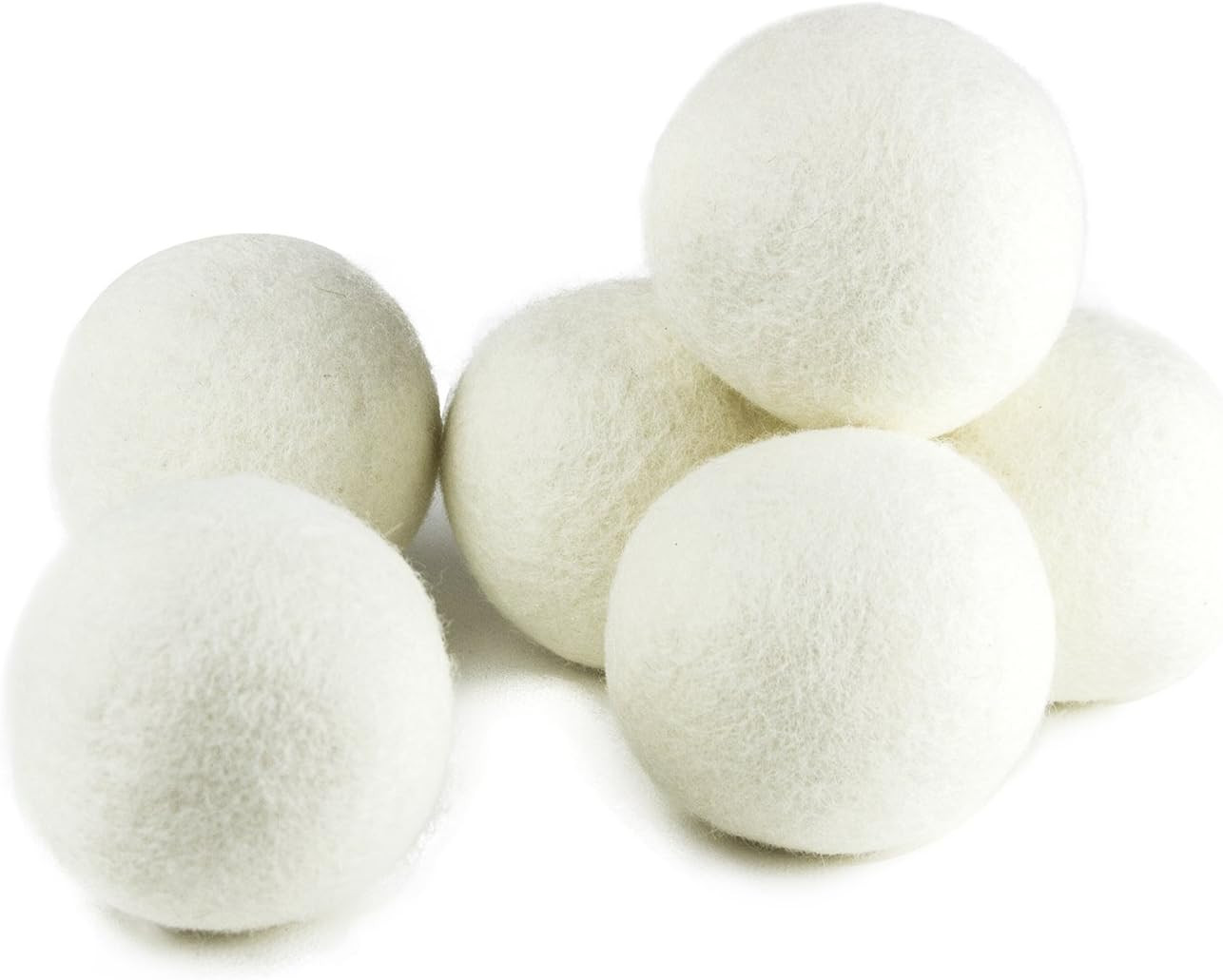 (Upgraded) SnugPad XL Size Wool Dryer Balls Natural Fabric Softener & 100% Organic Premium New Ze... | Amazon (US)