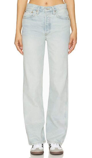 90s High Rise Loose Jeans in Ranch Water | Revolve Clothing (Global)