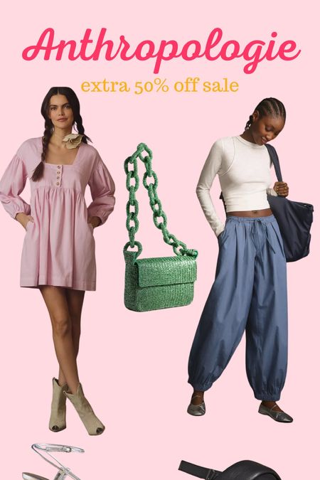Extra 50% off sale at Anthropologie! They have some really great shoes, dresses and some fun bags. 

#LTKstyletip #LTKsalealert #LTKmidsize