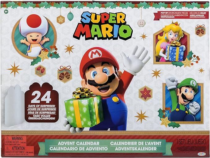 Super Mario Advent Calendar 2023 Limited Christmas Edition! - Never Before Seen Santa Mario, Snow... | Amazon (US)