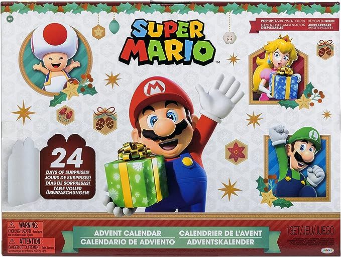 Super Mario Advent Calendar 2023 Limited Christmas Edition! - Never Before Seen Santa Mario, Snow... | Amazon (US)